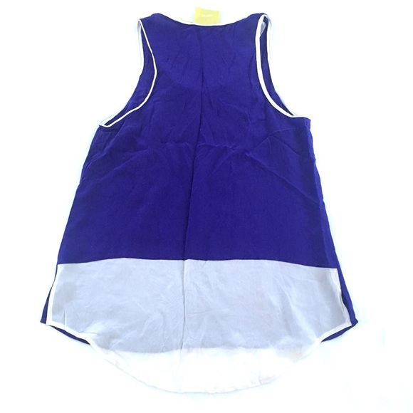 Anthropologie Maeve Colorblock Silk Dressy Tank - Picture 2 of 6